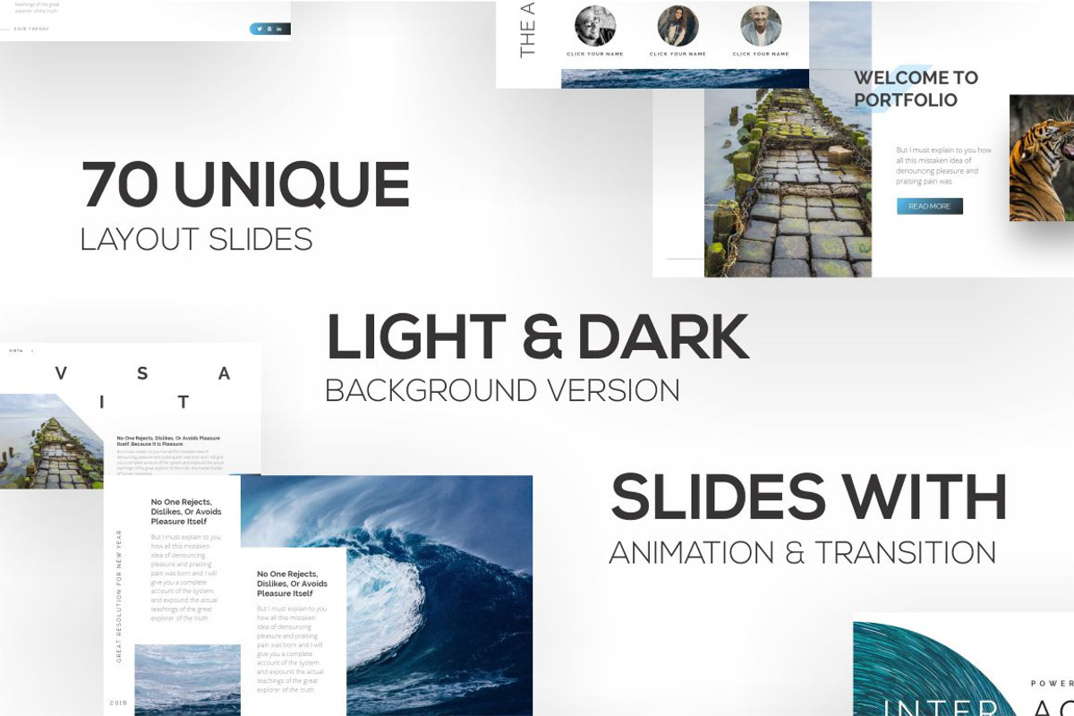 VISTA TRENDY PowerPoint Template, a Presentation Template by PaperSlides (Photo 2 of 12)