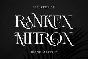 Ranken Mitron Modern Ligature Serif