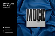 Square Card Mockup, a Product Mockup by MockMock Mockups (Thumbnail 2 of 9)