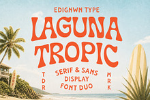 Laguna Tropic – Tropical Font Duo