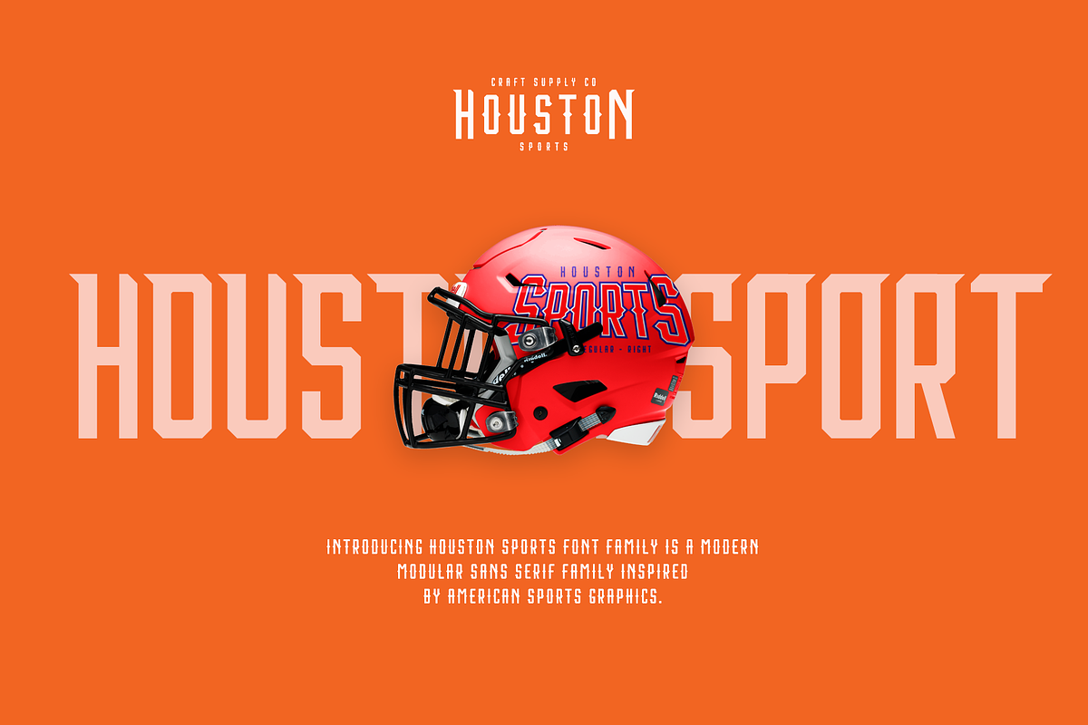 Houston Sports Font Family preview 2