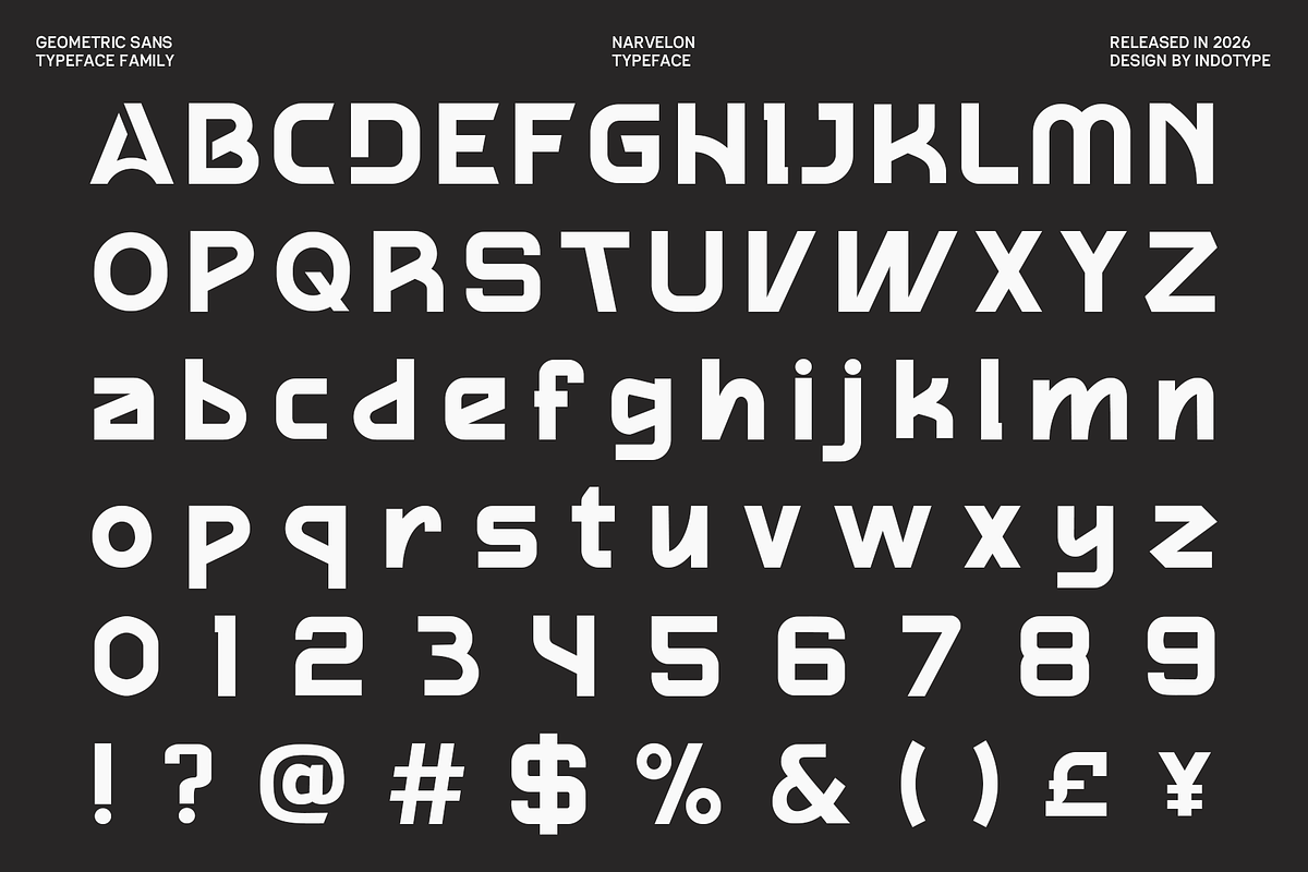 Narvelon - Geometric Sans Family, a Sans Serif Font by Indotype Foundry (Photo 6 of 10)