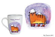Wild Wild Cat - 14 illustrations, an Illustration by Zooza Art (Thumbnail 9 of 15)