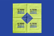 Big Paper Napkin PSD Mockups Vol2, a Product Mockup by Hi, Mock-Up! (Thumbnail 7 of 12)