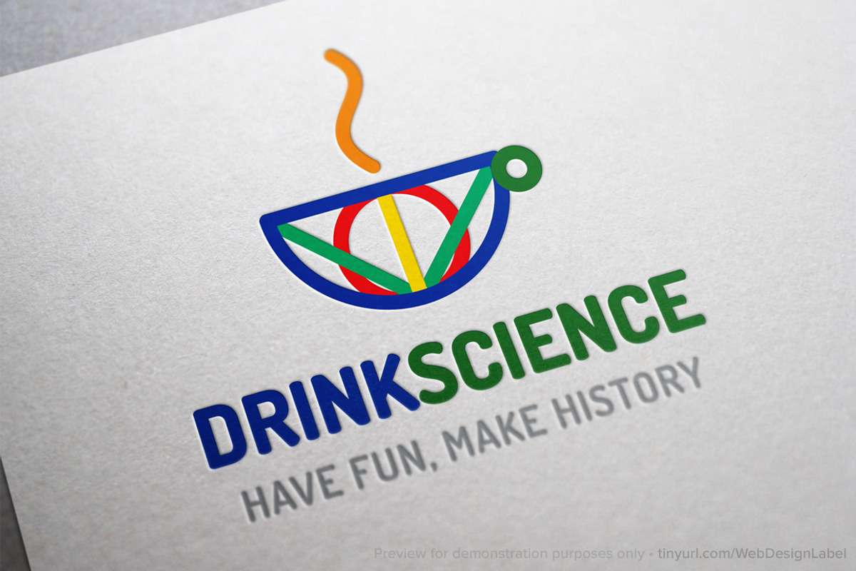 Drink Science Logo, a Branding & Logo Template by Web Design Label (Photo 3 of 5)