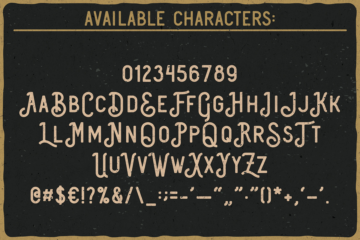 Aviation Cocktail Font + BONUS, a Blackletter Font by VozzyStock (Photo 2 of 10)