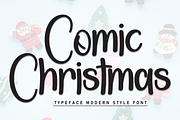 Comic Christmas | Script Font, a Script Font by Scratchones (Thumbnail 1 of 8)