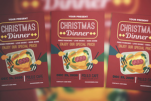 Christmas Dinner Flyer