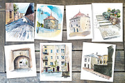 Sketches Medieval Architecture, an Object Illustration by Budogoshch (Thumbnail 4 of 9)
