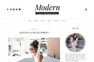 Modern-Wordpress Blog Theme