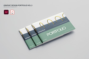Graphic Design Portfolio Vol.3, a Brochure Template by Bewalrus Studio