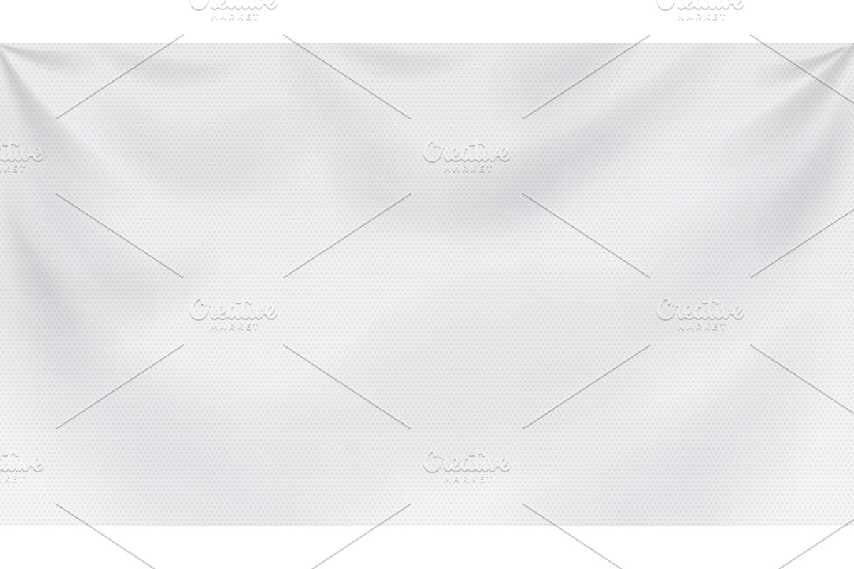 a white realistic fabric cloth with, a Texture Illustration by IfH