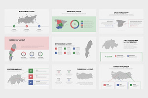 Europa : Europe Area Map Powerpoint