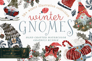 Winter Gnomes Collection, a Graphic by PetiteMarket (Thumbnail 1 of 4)