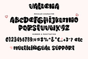 Vallena, a Font by Stefani Letter (Thumbnail 5 of 6)