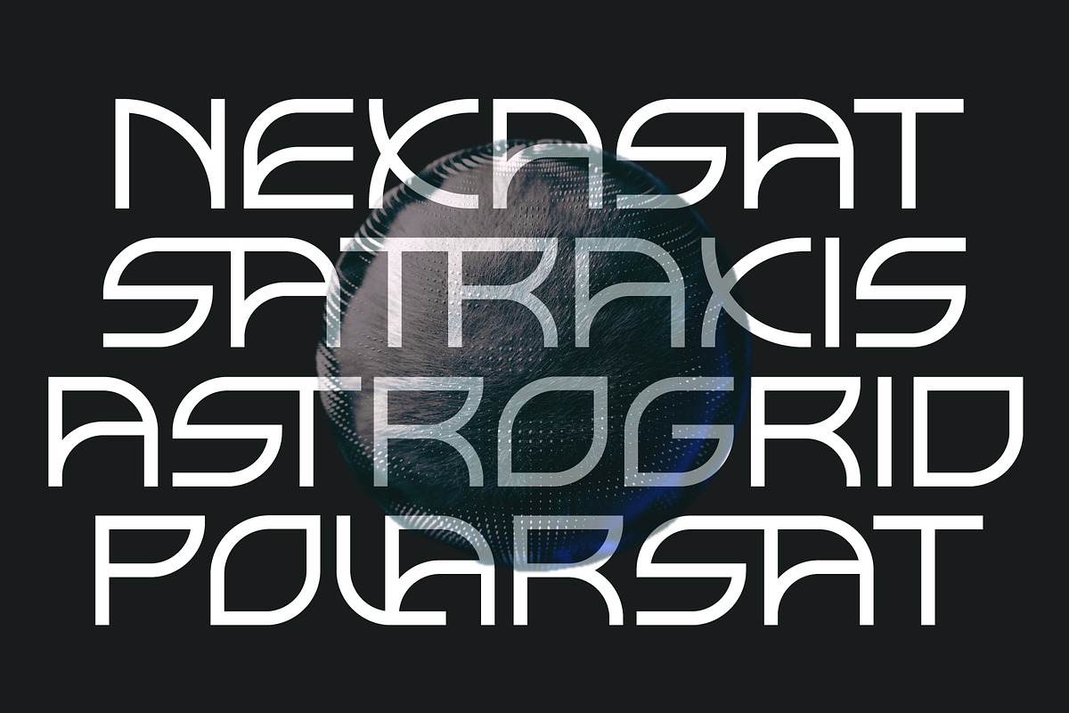 Elltaneixy – Futuristic Sci-Fi Font, a Font by Erifqizefont (Photo 4 of 15)