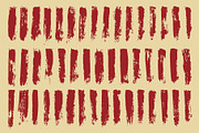 Set of Vector grunge brush strokes, a Brush Add-On by Warm Snow (Thumbnail 4 of 6)