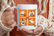 Cute Halloween Ghost Reading PNG, an Illustration by Libby Wishes (Thumbnail 5 of 6)