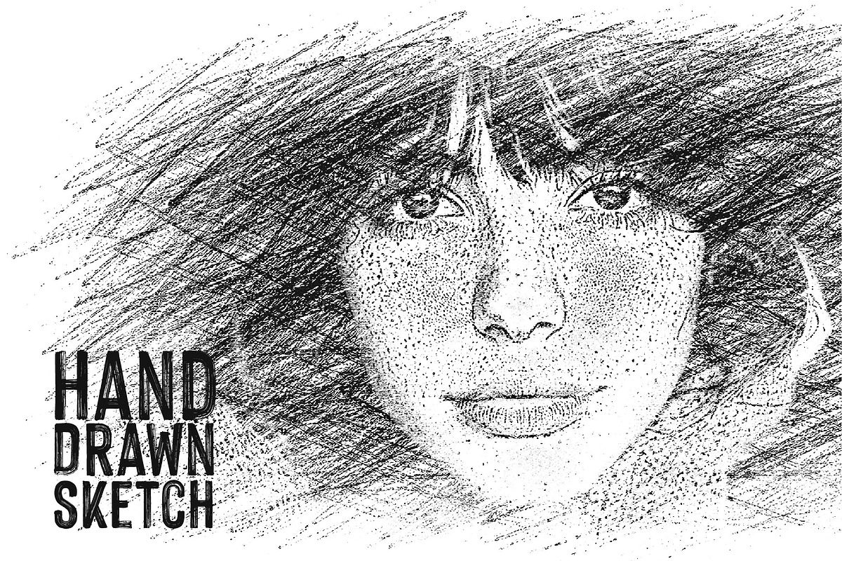 Hand Drawn Sketch Effect Mockup, a Layer Style Add-On by studiogstock (Photo 1 of 3)