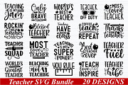 Teacher SVG Bundle, a Graphic by akazaddesign (Thumbnail 1 of 9)