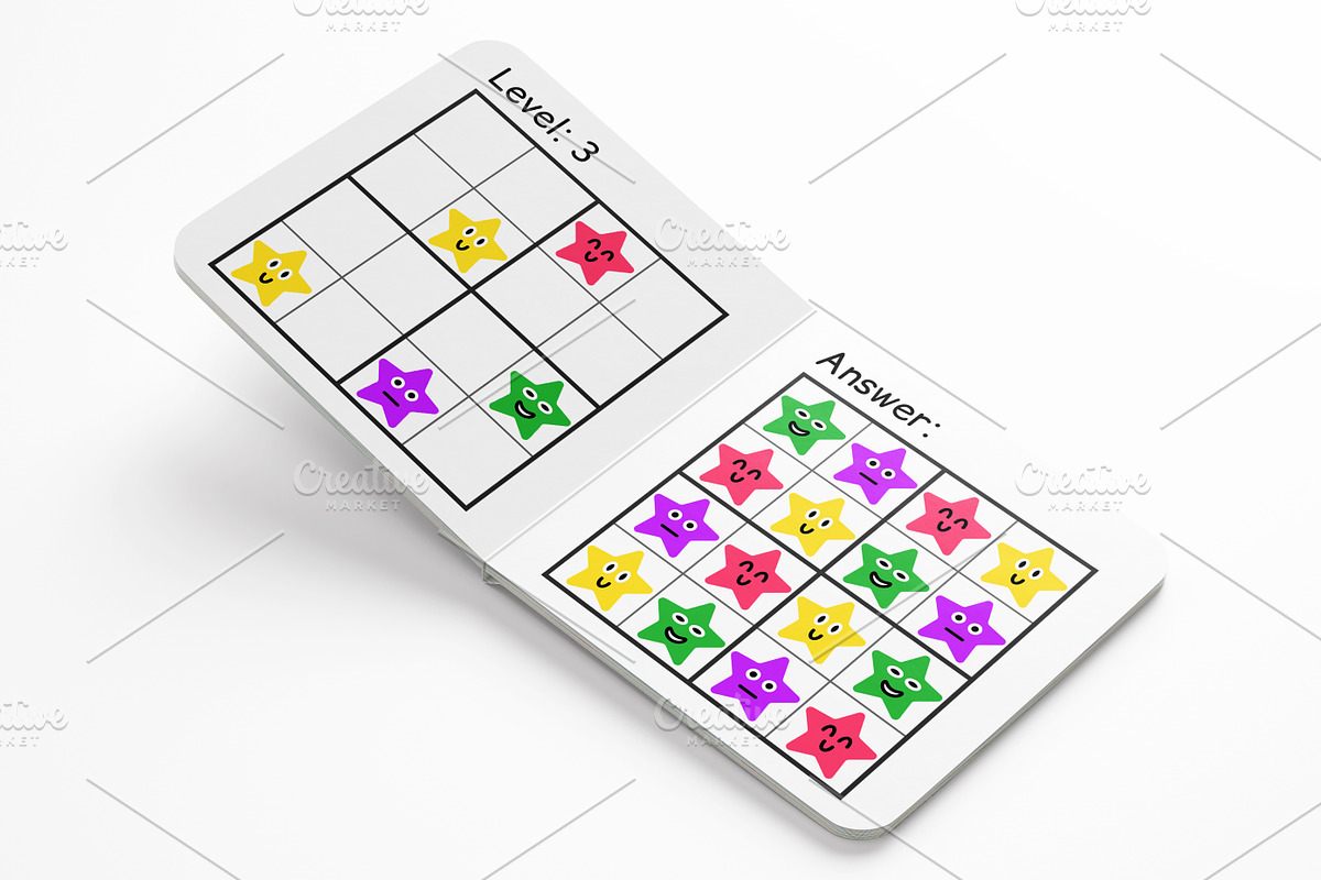 Sudoku Kids game. Children puzzle, an Education Illustration by jelisua88 (Photo 2 of 3)