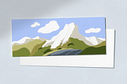 Nature landscapes with road set, a Seasonal Illustration by Good Studio (Thumbnail 5 of 7)