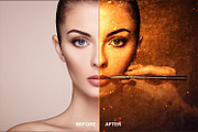Surreal Leaning Photoshop Action
