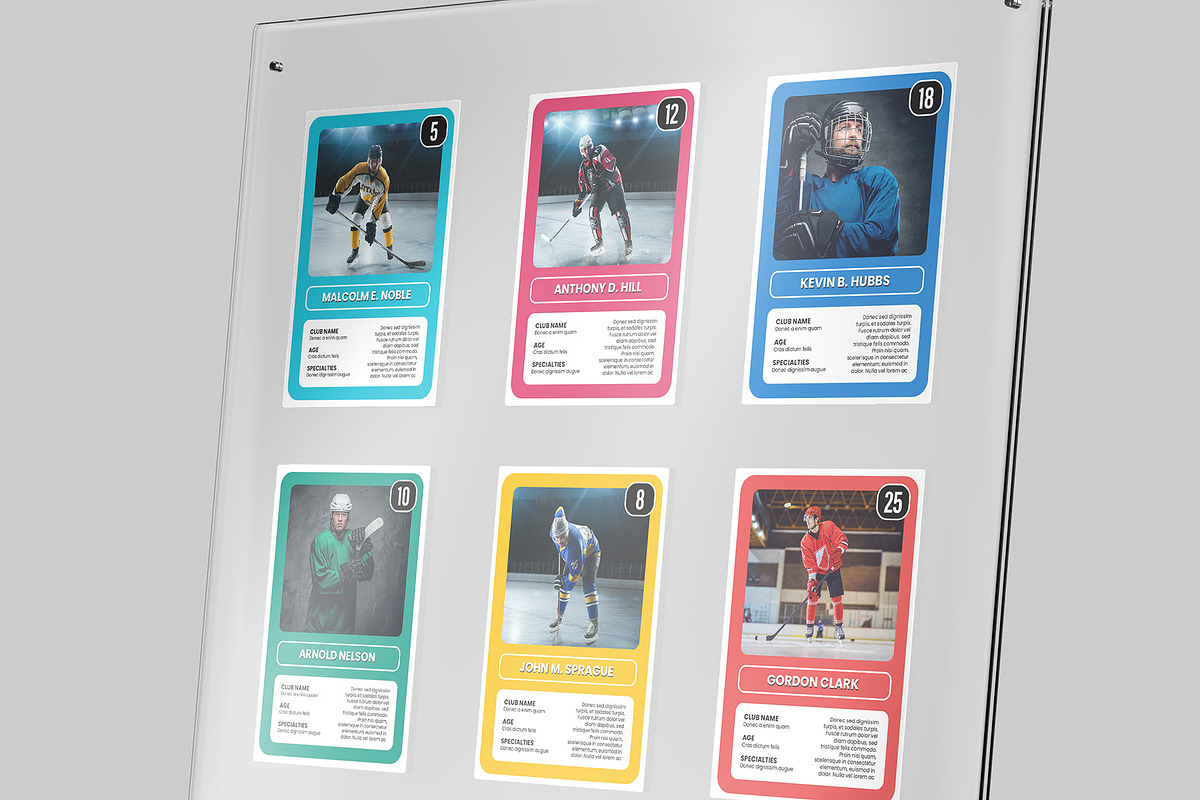 Acrylic Trading Card Display Mockup, an Advertising Mockup by Illusiongraphic (Photo 23 of 24)