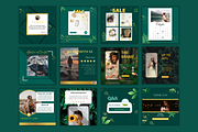 Green Instagram Templates, a Social Media Template by Meoww_Design (Thumbnail 2 of 5)