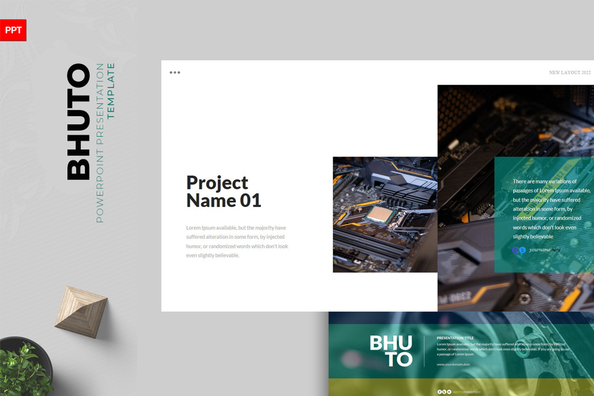 Bhuto Powerpoint Template, a Presentation Template by Dedijuniadi (Photo 4 of 5)