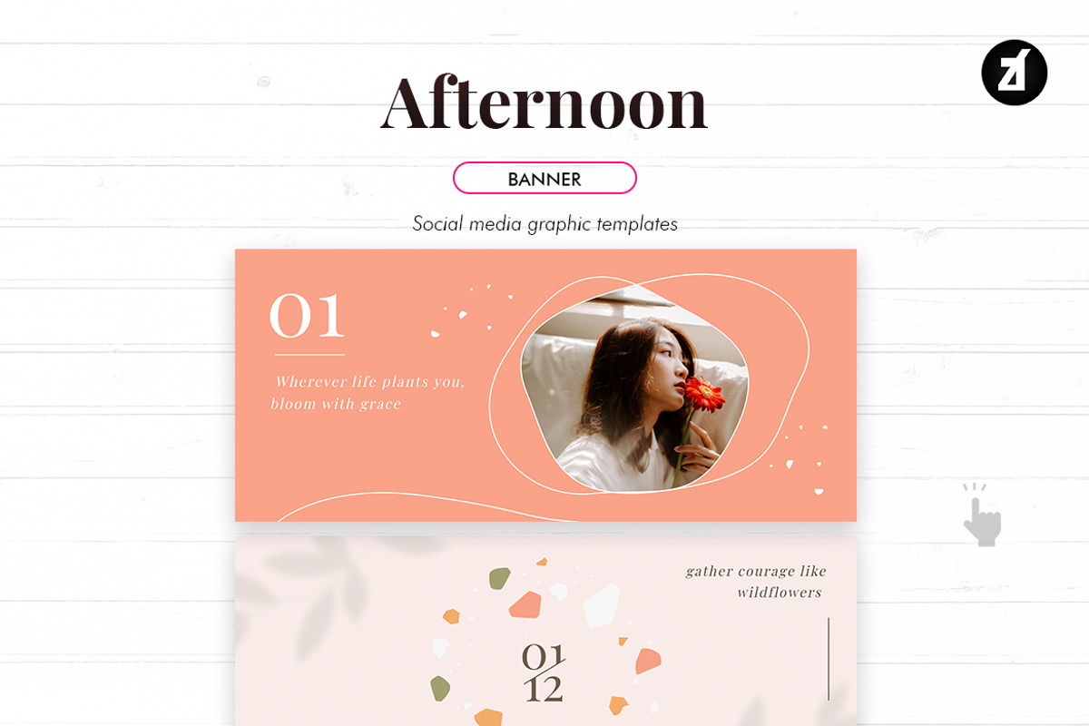 Afternoon social media graphic, a Social Media Template by Chanut is industries (Photo 10 of 11)