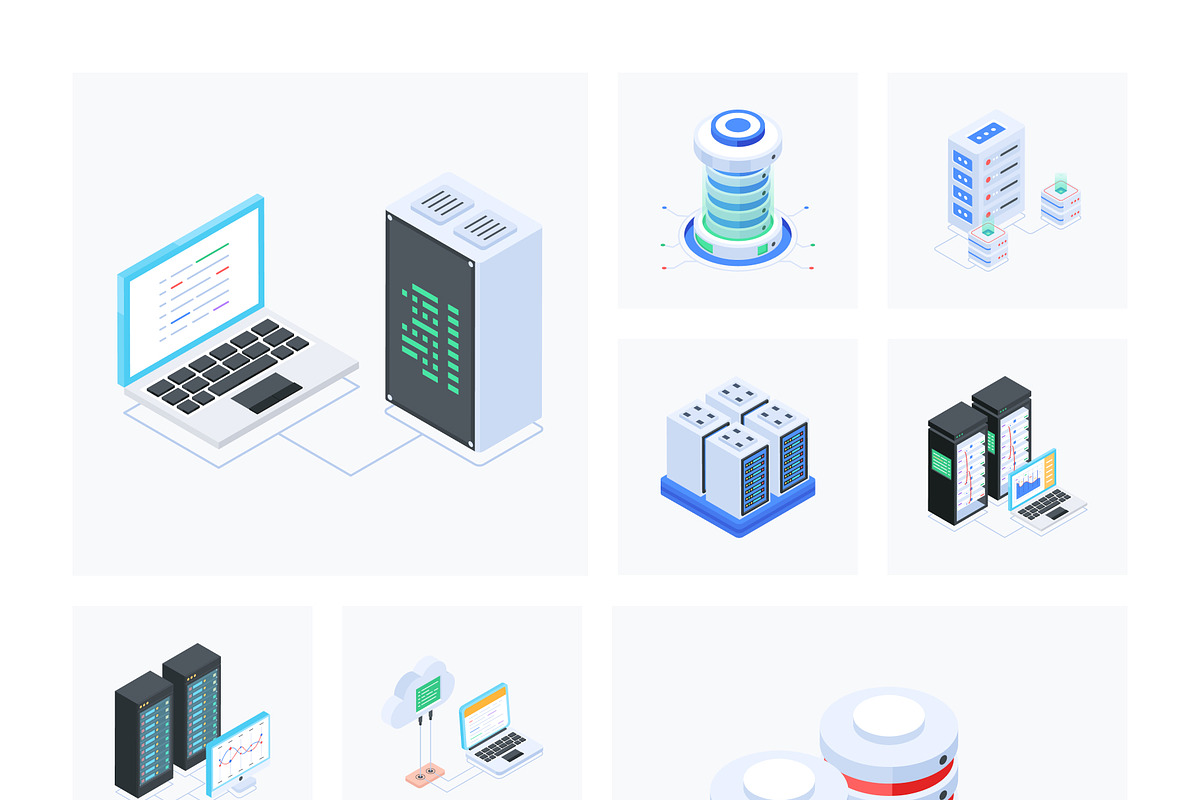 Animated Database Icon Set, a Duotone Icon by Vectors Market (Photo 8 of 10)