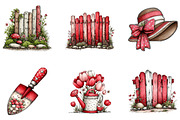 Watercolor Spring Clipart, an Illustration by CreationArt (Thumbnail 4 of 7)