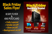 Black Friday Sales Flyer Set, a Flyer Template by potterDesigns (Thumbnail 1 of 2)