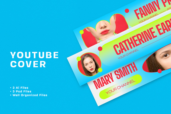Beauty Vlogger Youtube Cover preview 4