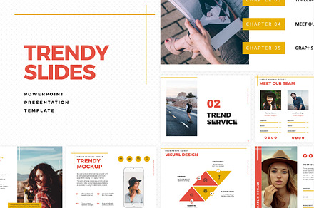Trendy Slides PowerPoint Template