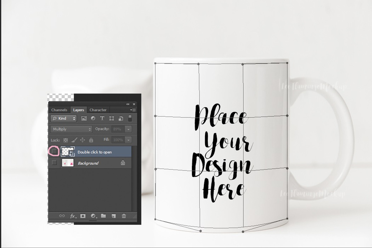 White Coffee mug mockup PSD smart, a Cups & Container Mockup by Leo Flo Mockups (Photo 4 of 4)