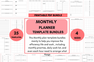 Monthly Planner,Monthly Calendar