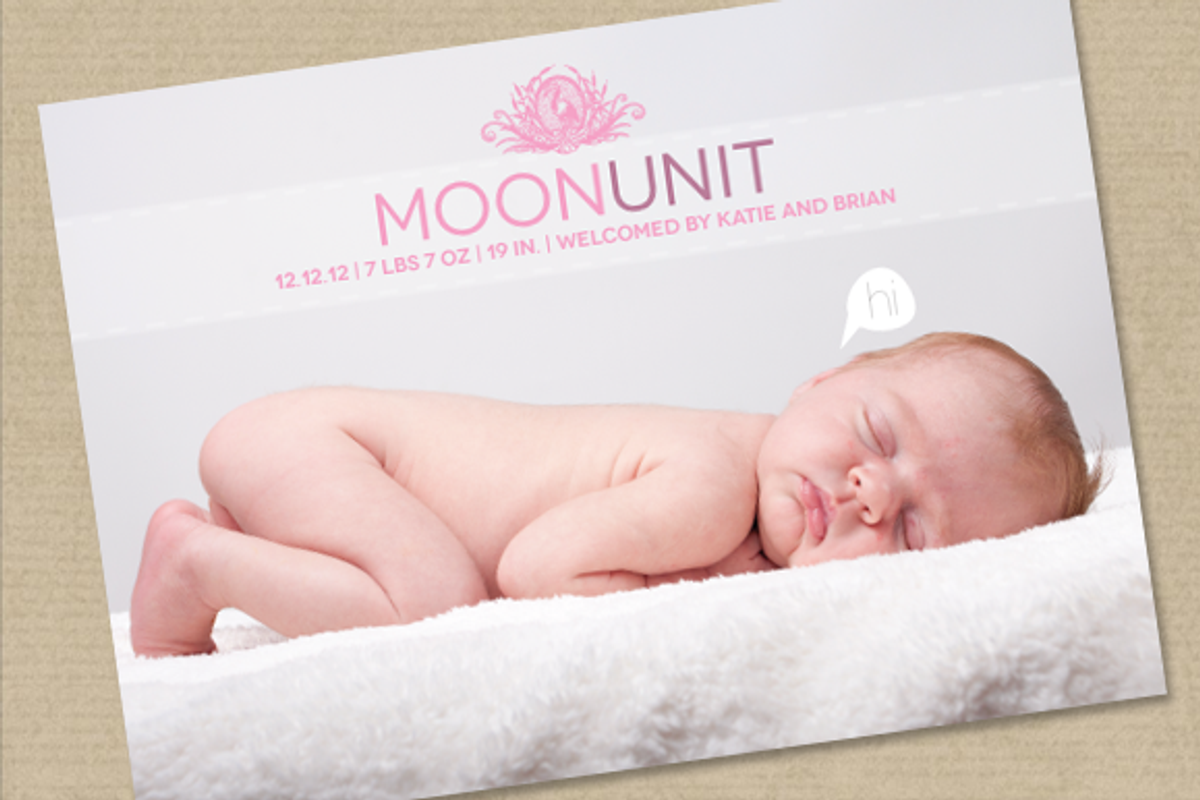 Birth Announcement Card Template, a Card Template by cardcandy (Photo 1 of 2)