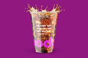 Soda Cup 500ml With Ice Mockup, a Cups & Container Mockup by BlackMockup (Thumbnail 8 of 14)