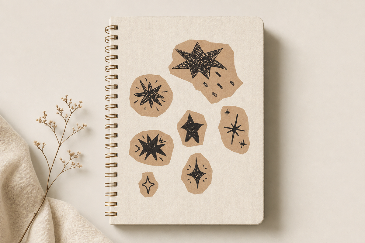 Scrapbook Cut-Out Shapes, a Decorative Illustration by Anna Studio (Photo 2 of 12)