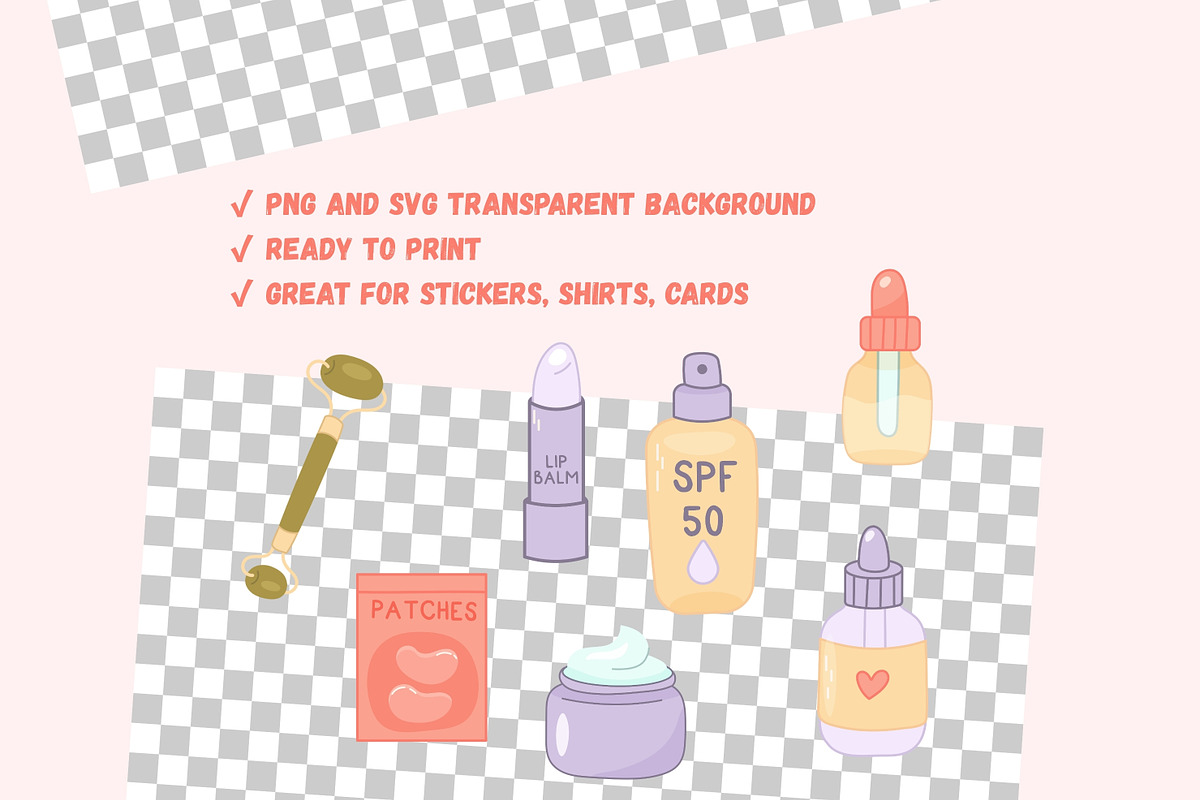Skincare and Beauty Routine, a Healthcare Illustration by Bielousova Art (Photo 3 of 8)