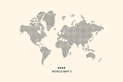 Set world maps. Dotted & silhouette, an Illustration by alekseiderin (Thumbnail 3 of 8)