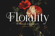 Florality - Modern Serif Font, a Serif Font by Almeera Std (Thumbnail 1 of 5)