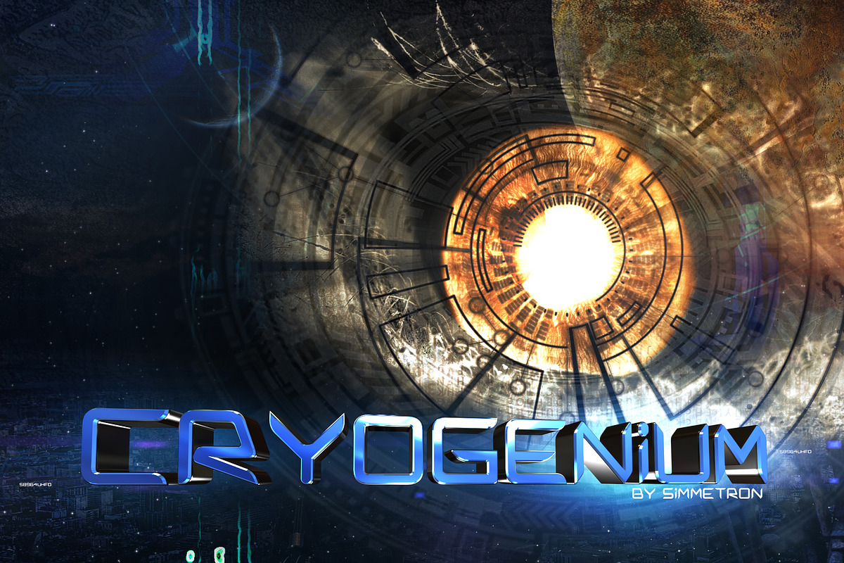 Simmetron Hi-Tech Futuristic Font preview 7