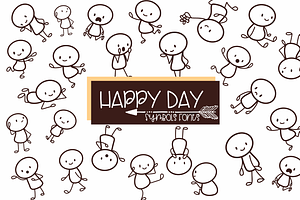 Happy Day| Symbols Fonts