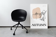 COZY AUTUMN modern posters set, a Seasonal Illustration by Yuliia Lashevska (Thumbnail 8 of 11)
