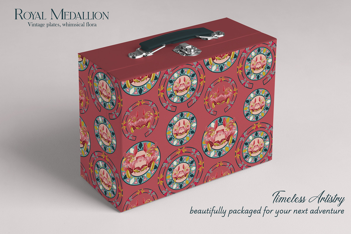 Royal Medallion Prints & Patterns, a Pattern Graphic by GND ART STUDIO (Photo 4 of 8)