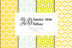 Seamless Vector Geometric Patterns