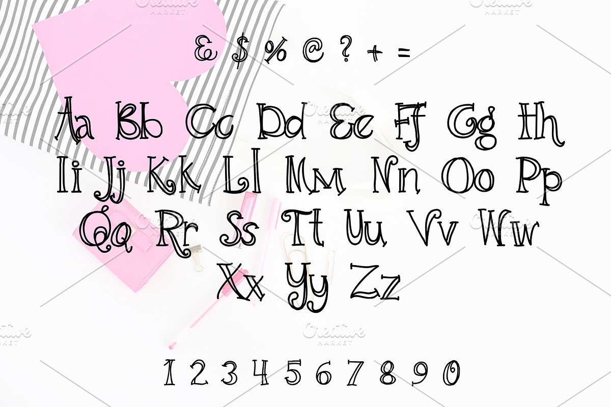 JAYA BEAN Hand Crafted Font preview 3